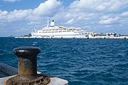 SeaBreeze in the port of Nassau, Bahamas in december 1995.