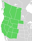 Symphyotrichum ascendens distribution map