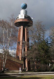 A water deposit tower at Yunus Emre Campus of Anadolu University