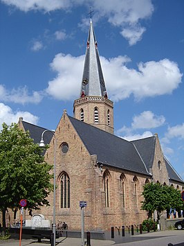 De kerk vóór de brand, in 2008.