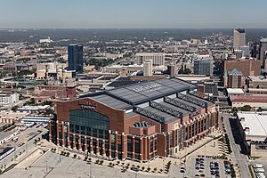 Das Lucas Oil Stadium in Indianapolis