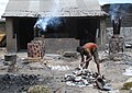 Recycling metal in a foundery