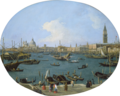 Ansicht des Bacino di San Marco in Venedig von Canaletto (Giovanni Antonio Canal), 1730–1740
