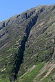 Das Clachaig Gully, links davon eine der Aufstiegsrouten zum Aonach Eagach