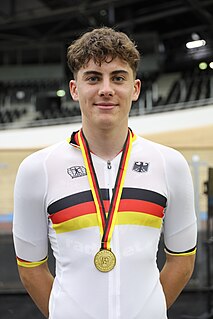 Benjamin Boos als deutscher Meister im Ausscheidungsfahren (2024)