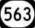 Kentucky Route 563 marker
