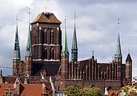Danziger Marienkirche von Osten
