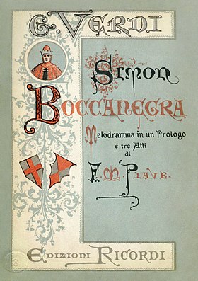 Simon Boccanegra libretto cover