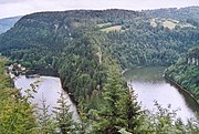 Il lago dei Brenets alla frontiera franco-svizzera