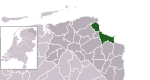 Location of Delfzijl