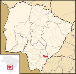 Location in Mato Grosso do Sul state