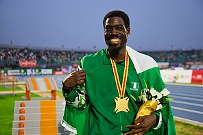 Chidi Okezie bei den Afrikaspielen 2024 in Accra