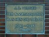 Plaquette in het NS-station