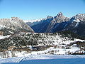 Il Monte Terza Grande dall'altopiano.