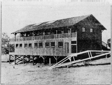 Boathouse located on the edge of Lake Lagunita built in 1913.