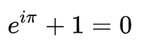 Euler's identity