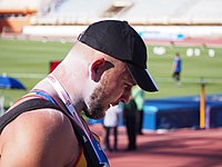 Andrei Gag – ausgeschieden mit 20,40 m nur wegen seines zu kurzen zweitbesten Stoßes