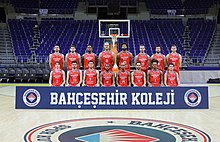 Bahçeşehir Koleji S.K. basketball team is a professional basketball club that competes in the Basketbol Süper Ligi.