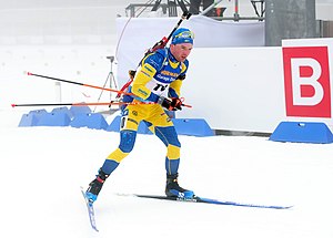 Jesper Nelin bei der WM 2023 in Oberhof