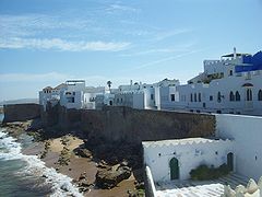 Waterfront walls of Asilah.