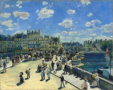 The Pont Neuf by Pierre-Auguste Renoir (1872)