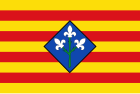 Flagge der Provinz Lleida