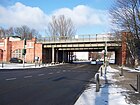 Wilhelmsruh S-Bahnhof Brücken im Blick nach Pankow