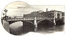 Marschallbrücke mit reichem Metallschmuck und Kandelabern, 1896