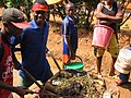 A volunteer clean-up day in Yaoundé, Cameroon, organized by the U.S. Embassy