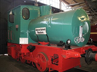 Dampfspeicherlokomotive der Süddeutschen Kabelwerke Mannheim im Eisenbahnmuseum Bochum-Dahlhausen