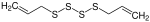 Struktur von Diallyltetrasulfid