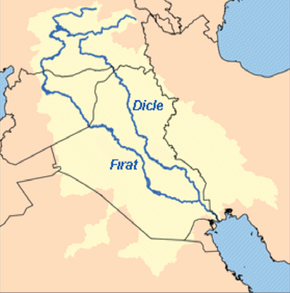 Fırat-Dicle haritası