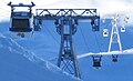 Funitel in Val Thorens, Frankreich