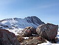 Mount Wilcox seen from Wilcox Pass