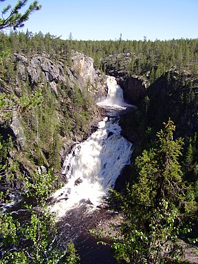 Muddus-Wasserfall