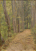 Una strada in un parco (1910)