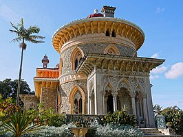 Het paleis Palacio de Monserrate in de gemeente Sintra