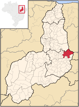 Ligging van de Braziliaanse microregio Pio IX in Piauí