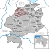 Lage der Samtgemeinde Niedernwöhren im Landkreis Schaumburg