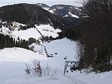 Steinberglift von der Bergstation