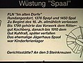 Infotafel zur Wüstung, 1999