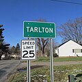 Tarlton community sign