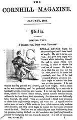 Cornhill Magazine, Januar 1862