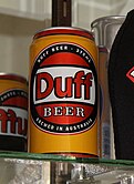 Can reading Duff Beer brewed in Australia