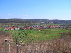 Bocfölde a krosszpálya felől