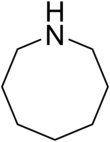 Skeletal formula of azocane