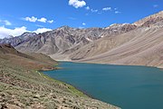 Footpath around the lake, Jul 2017