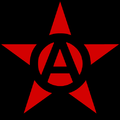 Anarchist-socialist symbol I designed, incorporating the circle-A and red star.