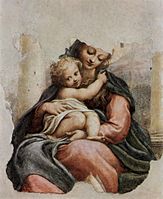 Madonna della Scala, 1523, Πάρμα, Galleria Nazionale