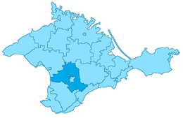 Distretto di Sinferopoli – Mappa